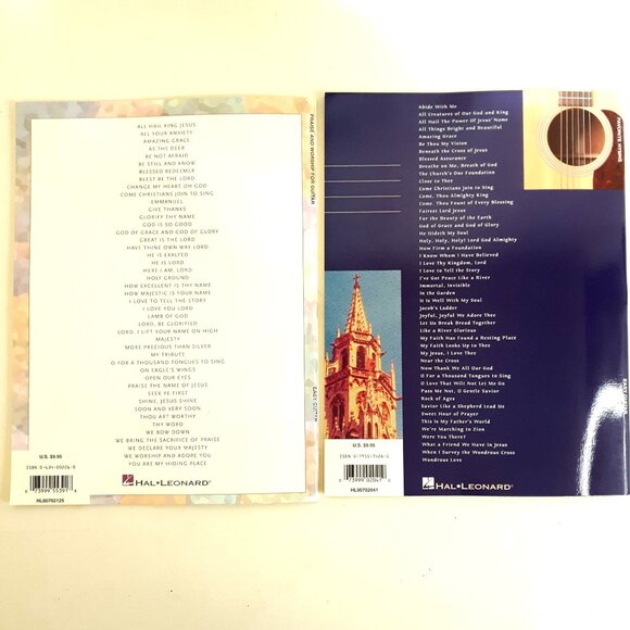 Praise and Worship & Greatest Hymns for Guitar Vocal Piano Easy Hal Leonard - Picture 6 of 6